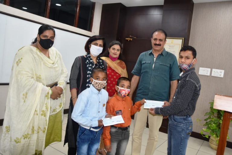राज्य स्तरीय प्रतियोगिता सनशाईन रे ऑफ होप में सोनीपत जिला अव्वल