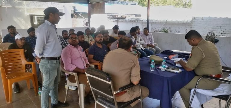 अम्बेड़कर जयंती को लेकर पुलिस ने आयोजकों से की बैठक