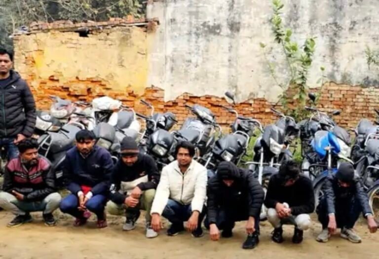 बाइक चोरी मामला: पुलिस ने मेवाती गैंग के 7 लोगों को किया गिरफ़्तार