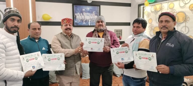 भाकियू संघर्ष के प्रदेश अध्यक्ष ने संगठन विस्तार कर प्रदेश सचिव व वरिष्ठ सचिव किए नियुक्त