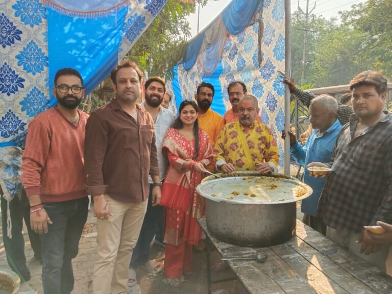 मां बगलामुखी धाम मेरठ में महा लक्ष्मी स्थापना महोत्सव और अंकुट का भंडारा व हवन