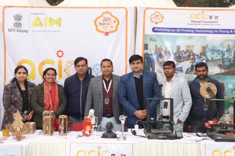 मेरठ महोत्सव : एसीआईसी एमआईईटी मेरठ फाउंडेशन का स्पार्काथॉन 2024 में नवाचार का उत्सव