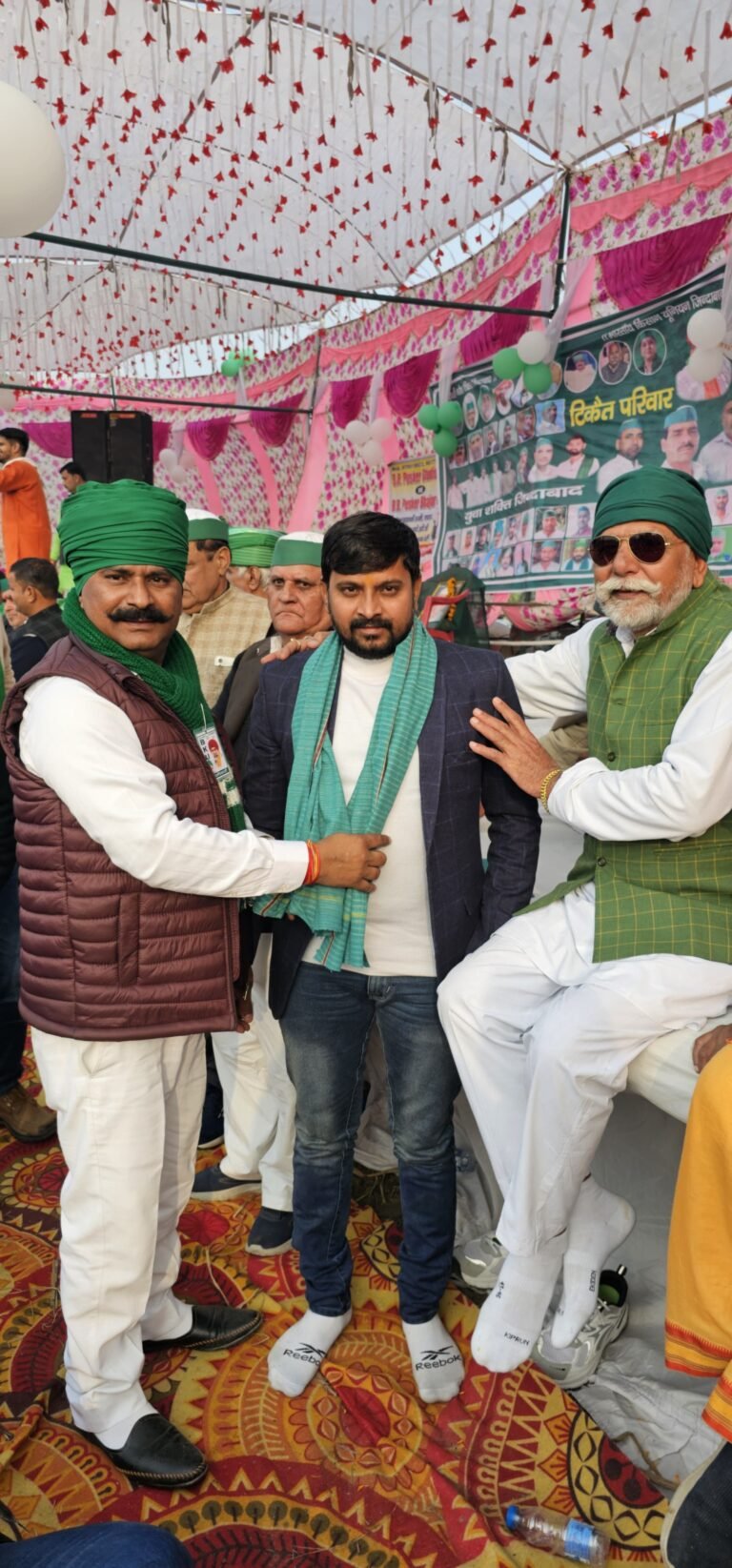 भाकियू के हजारों कार्यकर्ता जनपद बुलंदशहर पहुंचे