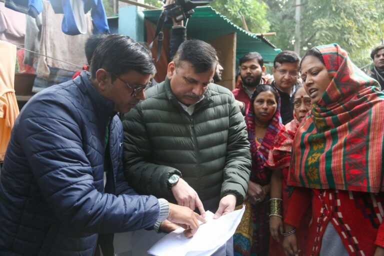 नई दिल्ली विधानसभा में चुन-चुन कर “आप” समर्थकों के वोट कटवा रही भाजपा – संजय सिंह