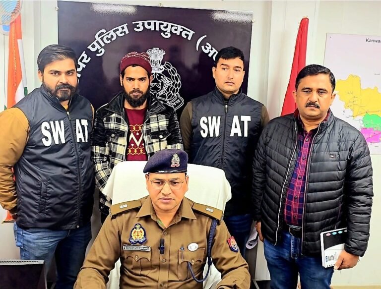 मोबाइल टावरों के उपकरण चोरी करने वाला इनामी बदमाश गिरफ्तार क्राइम ब्रांच पुलिस ने 25 हज़ार इनामी इरशाद को किया गिरफ्तार