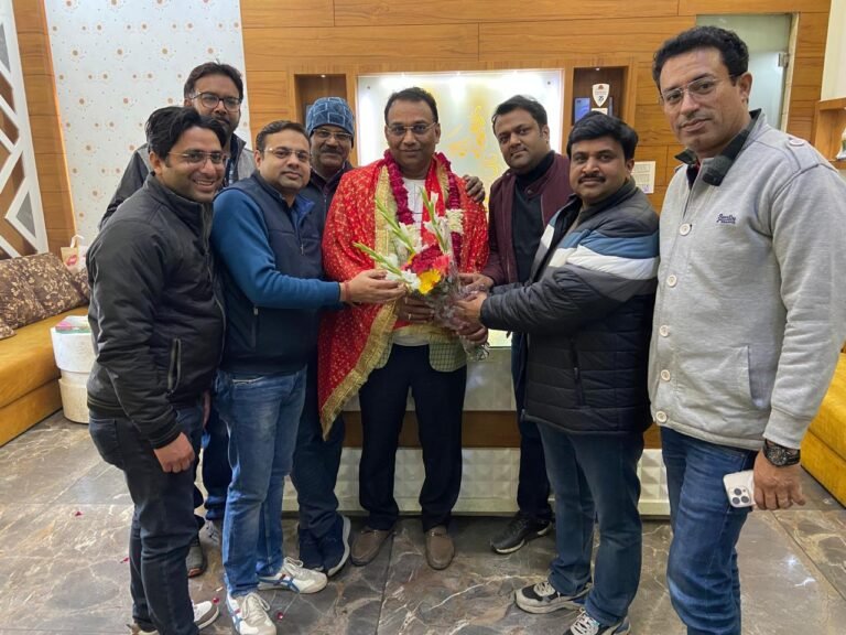 लघु उद्योग भारती द्वारा मोहित जैन का सम्मान