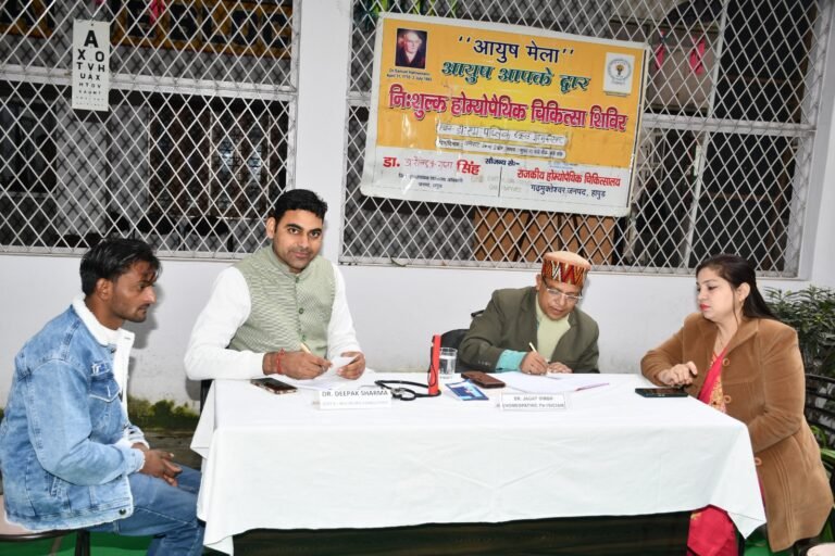 सर्दी में वायरल संक्रमण के लक्ष्ण  बचाव को लेकर लगा शिविर