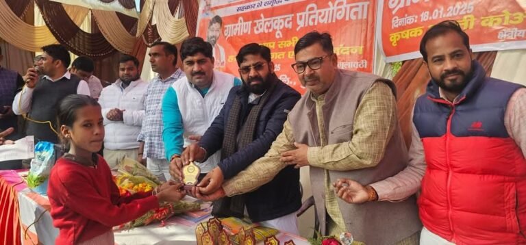 ग्रामीण क्षेत्रों में प्रतियोगिताओं से खिलाड़ियों की प्रतिभा में* आता है निखार लक्ष्मीराज सिंह