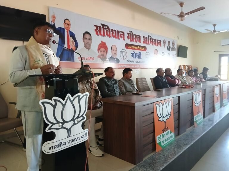विपक्ष द्वारा फैलाए गए दुष्प्रचार को खत्म करने को जनता के वीच जाना जरूरी: हरिओम शर्मा