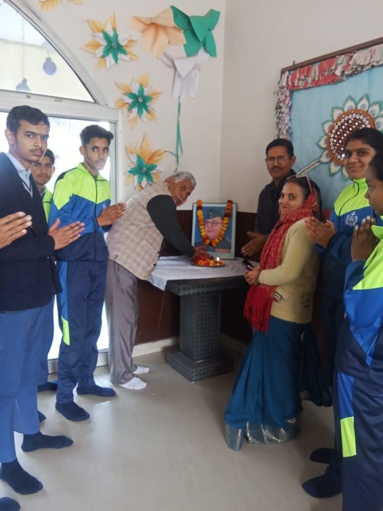 बीआर इंटरनेशनल स्कूल मे मनाया गया नेताजी सुभाष चंद्र बोस का जन्म दिवस