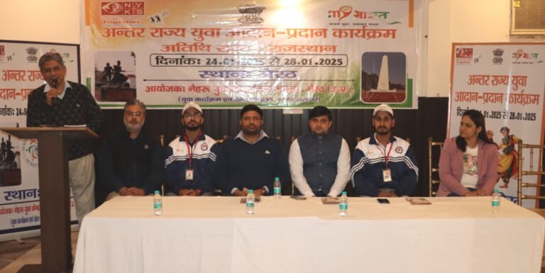 नेहरू युवा केंद्र संगठन मेरठ द्वारा इंटर स्टेट यूथ एक्सचेंज प्रोग्राम का भव्य उद्घाटन
