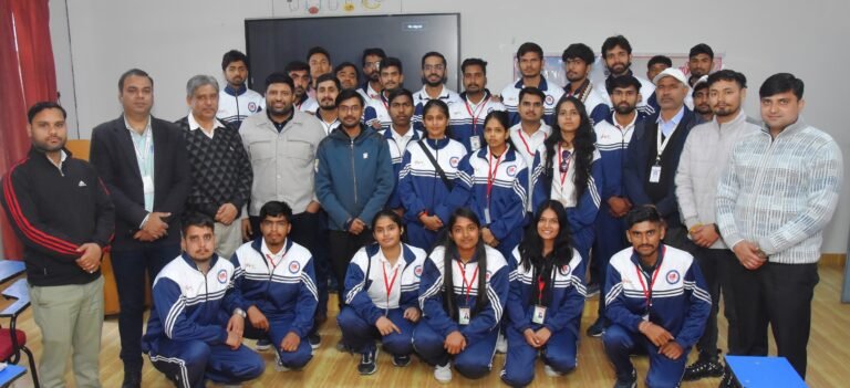 इंटर स्टेट यूथ एक्सचेंज प्रोग्राम के तहत राजस्थान के युवा पहुंचे एमआईईटी इनोवेशन सेंटर