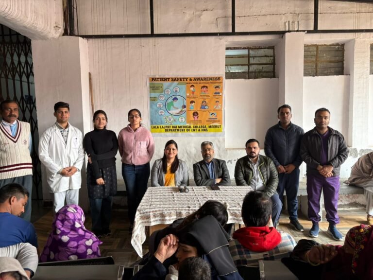 जन जागरूकता अभियान सप्ताह के अंतर्गत लाला लाजपत राय मेडिकल कॉलेज मेरठ में जागरूकता कार्यक्रम आयोजित