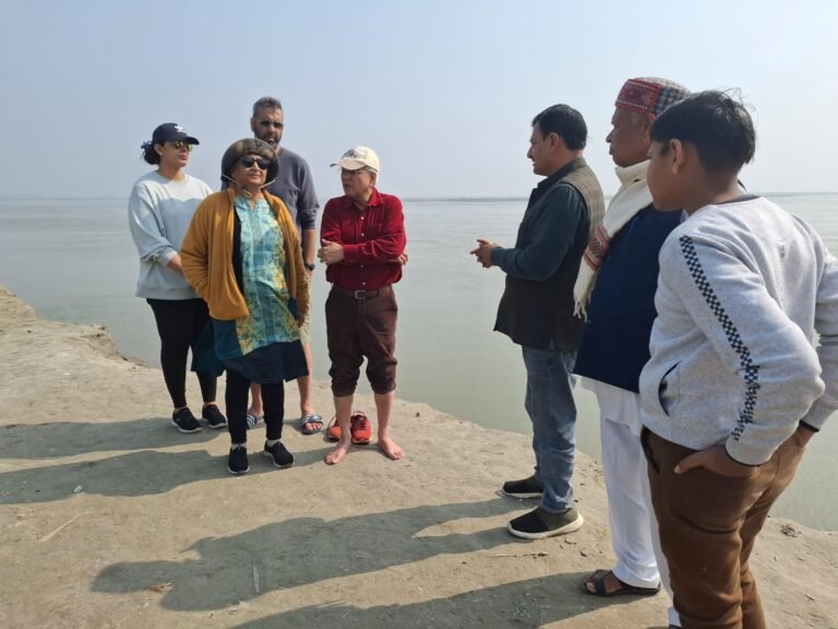 वेटलैंड दिवस का कार्यक्रम गंगा के किनारे मनाया गया