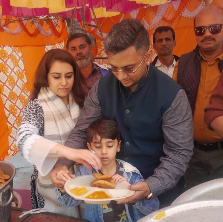 संत मानव विश्राम की आरष्टि में हुआ शांति पाठ  –  