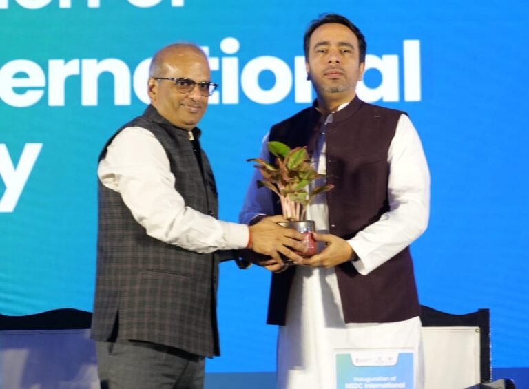 जयन्त चौधरी ने एनएसडीसी इंटरनेशनल एकेडमी का किया उ‌द्घाटन