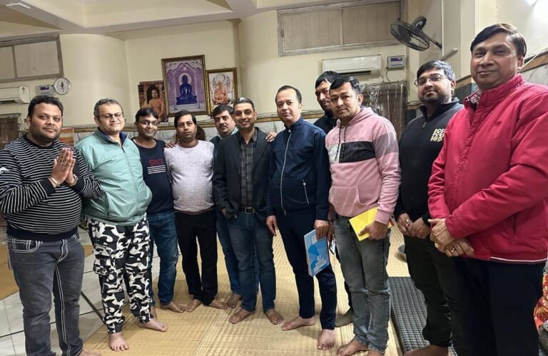 विश्व जैन संगठन की लक्ष्मी नगर शकरपुर, दिल्ली शाखा का गठन