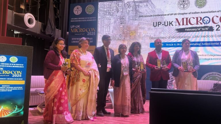 लाला लाजपत राय स्मारक मेडिकल कॉलेज मेरठ में दो दिवसीय वार्षिक सम्मेलन यू०पी० यू०के माइक्रोकॉन 2025 का समापन