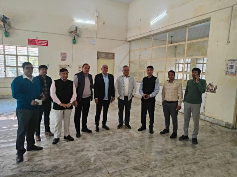 चौधरी चरण सिंह विश्वविद्यालय में एनएसडीसी अकादमी स्थापना हेतु स्किल इंडिया टीम का सर्वेक्षण
