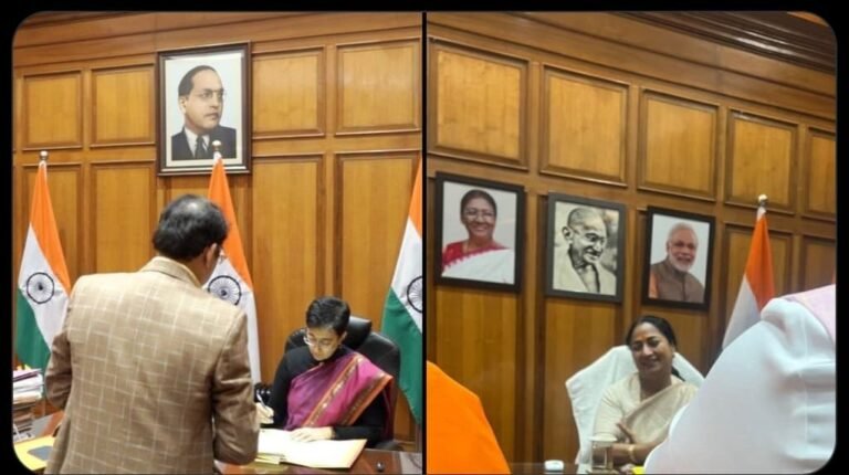 विधानसभा के सीएम ऑफिस से डॉ. अंबेडकर और शहीद भगत सिंह की तस्वीरें हटा कर भाजपा ने अपना दलित व सिख विरोधी चेहरा दिखा दिया- आतिशी