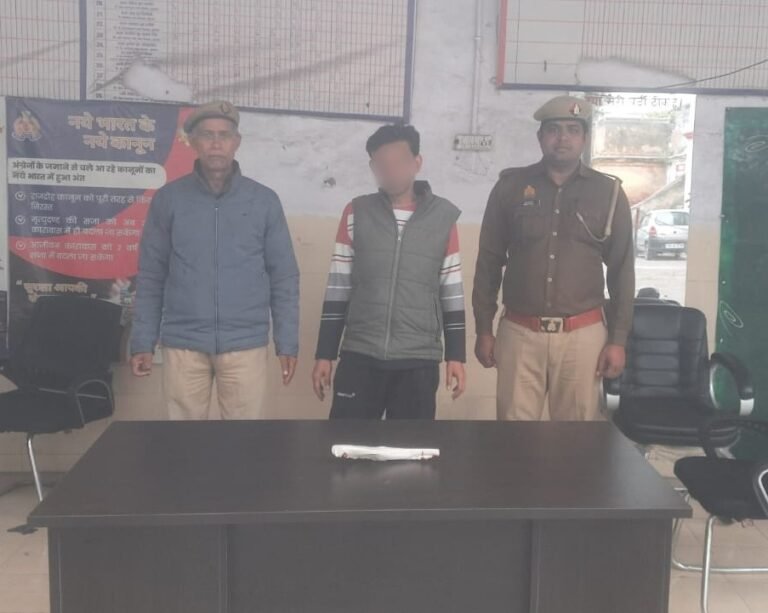 पुलिस ने एक शातिर हिस्ट्रीशीटर अपराधी को किया गिरफ्तार