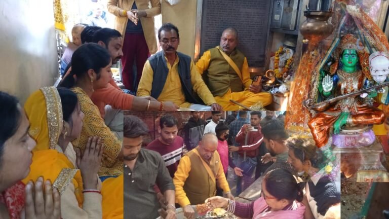 माता बगलामुखी मंदिर साकेत में माता राज राजेश्वरी मातंगी देवी की प्राण प्रतिष्ठा के बाद किया विशाल भंडारे का आयोजन
