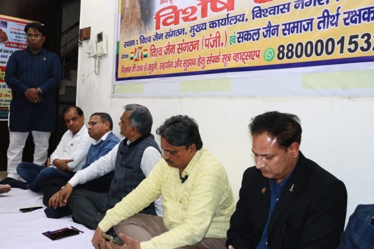 दिल्ली से आगरा फिरोजाबाद शौरीपुर इटावा भिंड ग्वालियर झांसी ललितपुर सागर भोपाल इंदौर उज्जैन दाहोद अहमदाबाद राजकोट जूनागढ़ तक पद यात्रा रूट की घोषणा