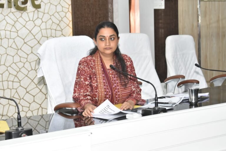 जिला पोषण समिति की मासिक समीक्षा बैठक आहूत हुई