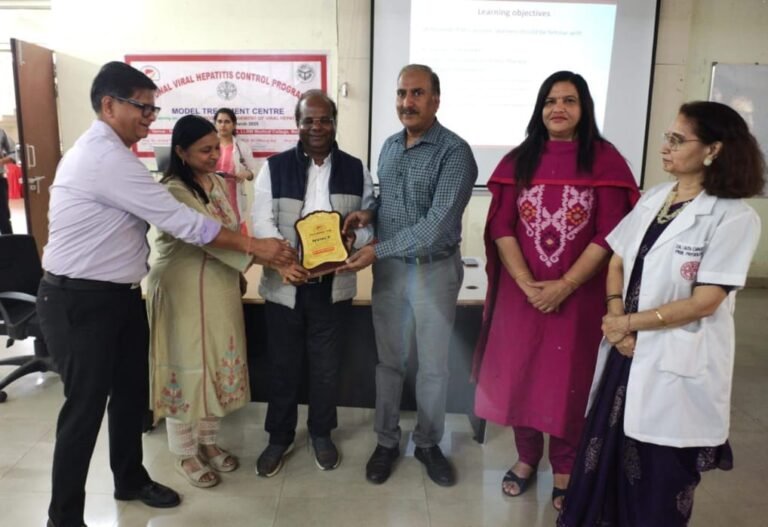 वायरल हेपेटाइटिस नियंत्रण कार्यक्रम के तीन दिवसीय प्रशिक्षण का समापन