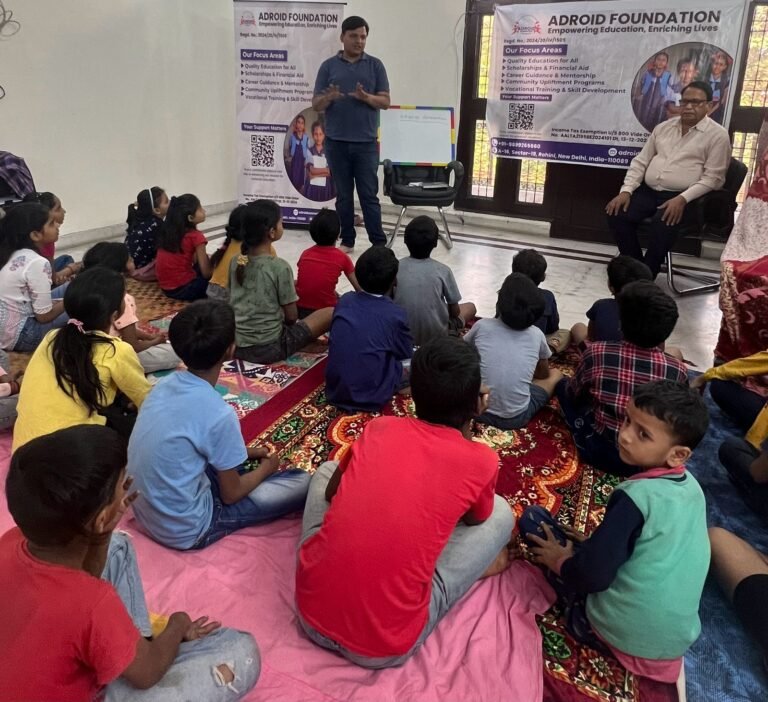 एड्रॉइड फाउंडेशन: गुणवत्तापूर्ण शिक्षा के माध्यम से जीवन में बदलाव