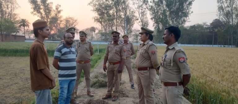 ईद-उल-फितर के मद्देनजर रखते हुए थाना प्रभारी ने किया ईदगाहों का निरीक्षण