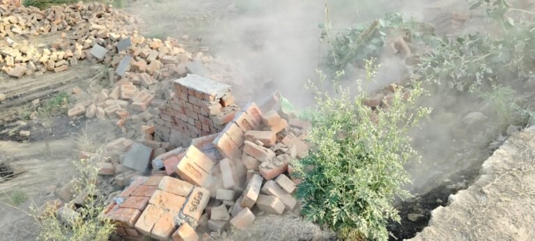 41 बीघा में विकसित की जा रही अवैध कालोनी को ध्वस्त किया गया