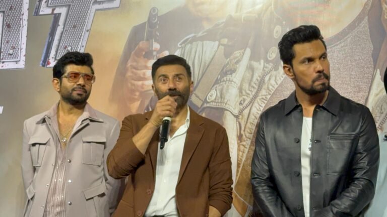 फिल्म ‘जाट’ का प्रमोशन करने दिल्ली पहुंचे सनी देओल, रणदीप हुड्डा और विनीत कुमार सिंह