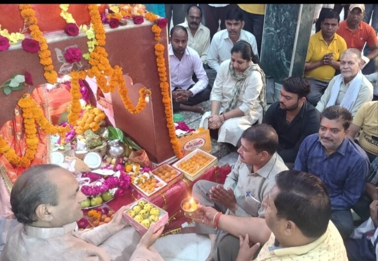 श्री मां मनसा देवी मंदिर समिति द्वारा हनुमान जन्मोउत्सव बड़ी धूमधाम के साथ मनाया
