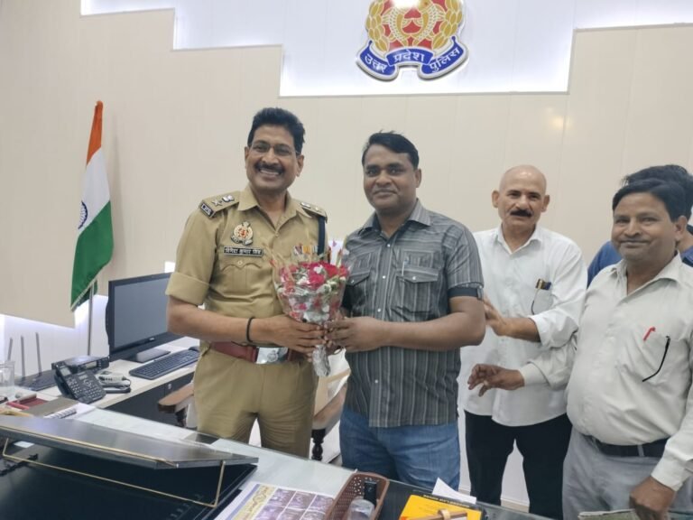 उपजा की टीम ने बुलंदशहर एसएसपी दिनेश कुमार सिंह से औपचारिक मुलाकात की