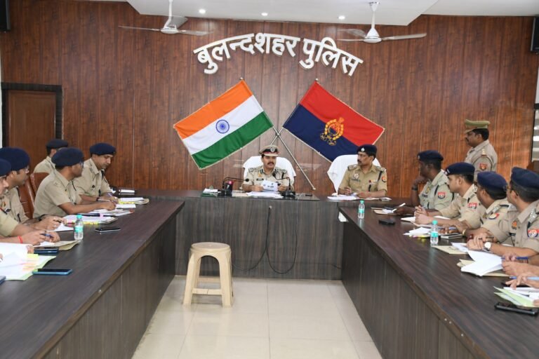 डीआईजी मेरठ का बुलंदशहर दौरा