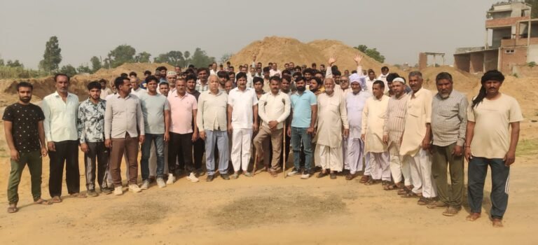 गांव मोहम्मदपुर सकिश्त एवं मोडखुर्द के ग्रामीणों ने पुल बनाये जाने की दी सहमति