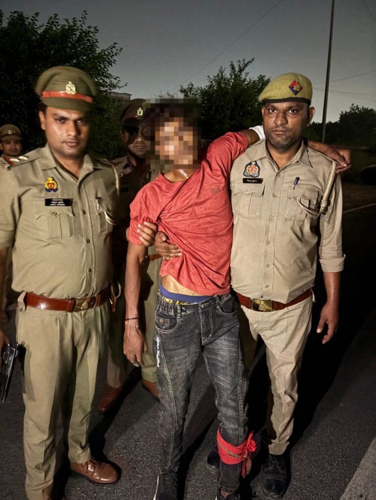पुलिस मुठभेड़ में बदमाश को लगी गोली , गिरफ्तार