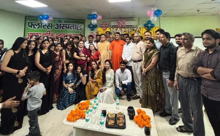 फ्लोरेंस अस्पताल में नर्सिंग डे हर्षोल्लास के साथ मनाया गया