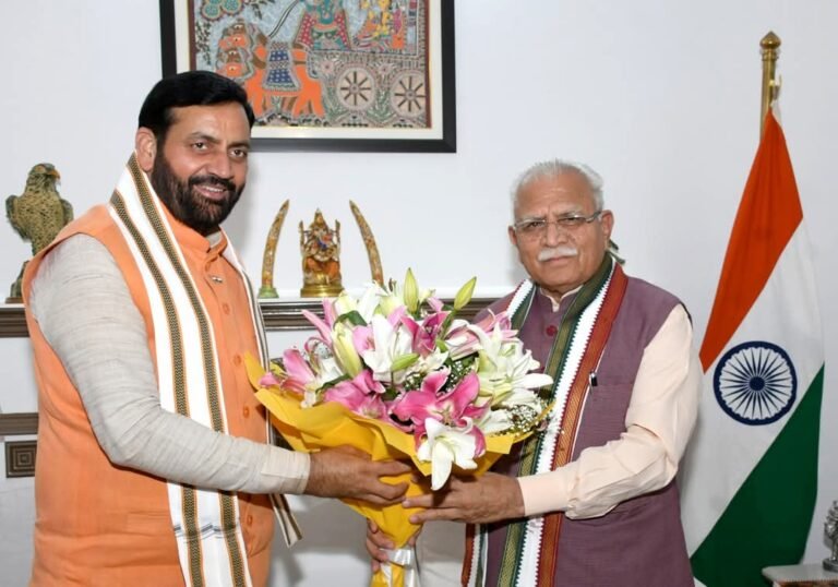 माननीय केंद्रीय मंत्री श्री मनोहर लाल से शिष्टाचार भेंट, प्रदेश विकास पर हुई विस्तृत चर्चा