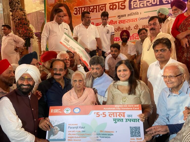 मोदी सरकार की यह योजना न सिर्फ़ स्वास्थ्य सुरक्षा है, बल्कि हर परिवार को सम्मान और आत्मविश्वास देने वाला कदम है – कमलजीत सहरावत