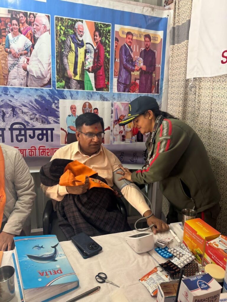 बद्रीनाथ धाम में सिक्स सिग्मा हाई एल्टीट्यूड मेडिकल सेंटर व ACLS एम्बुलेंस का उद्घाटन