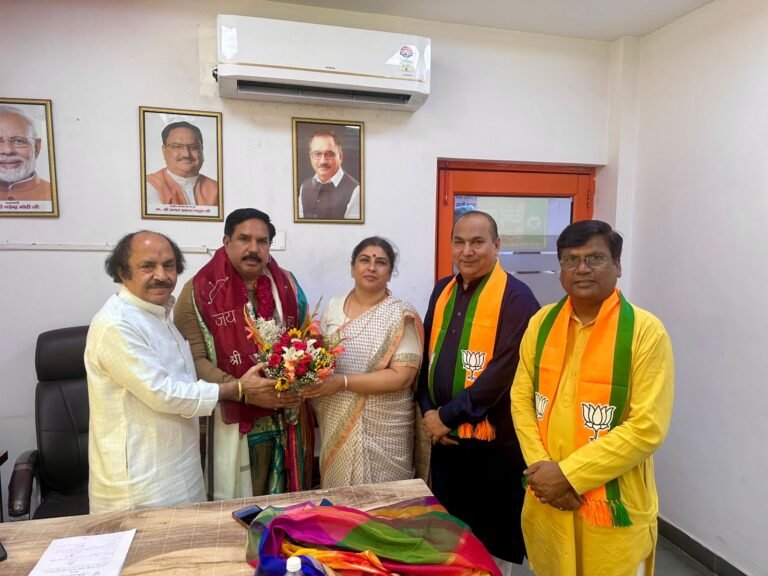 विजेंद्र धामा को मयूर विहार जिला भाजपा पुनः अध्यक्ष बनाए जाने पर क्षेत्र में उत्साह की लहर