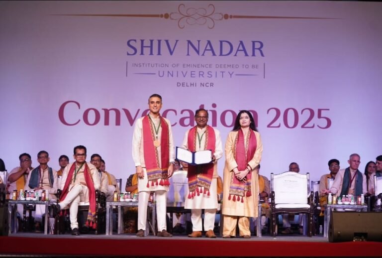 शिव नाडर यूनिवर्सिटी दिल्ली-एनसीआर ने 2025 की क्‍लास के साथ अपने 11वें दीक्षांत समारोह का जश्न मनाया