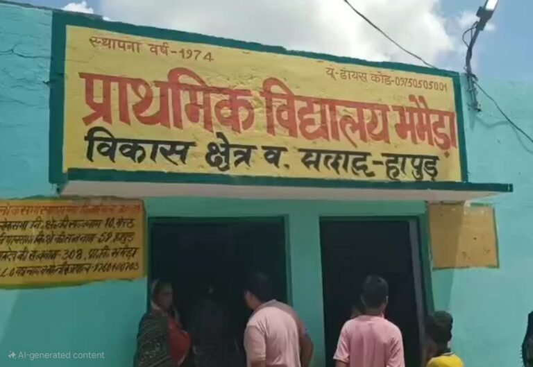 प्राईमरी स्कूल की छत से गिरा प्लास्टर,दो मासूम घायल शिक्षा विभाग के जिम्मेदारों पर उठे सवाल