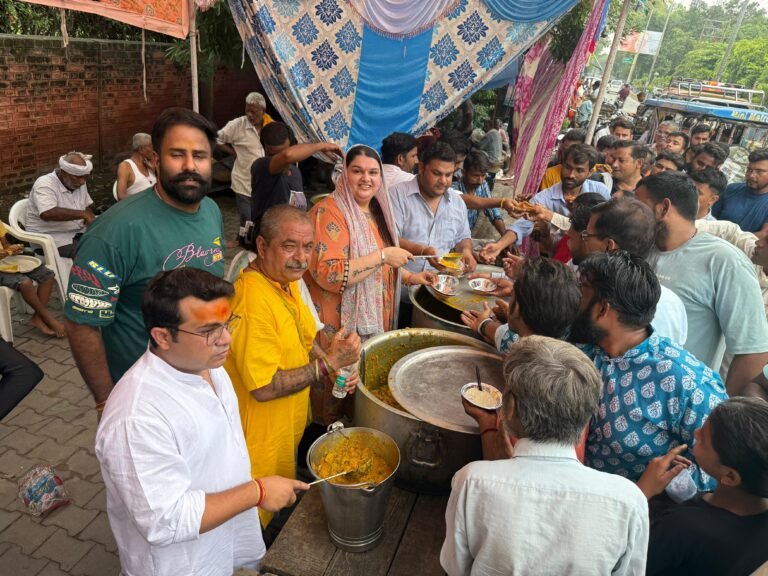 माँ बगलामुखी ब्रह्मास्त्र महाविद्या धाम यज्ञशाला में महाशिवरात्रि पर हवन और विशाल भंडारे का आयोजन