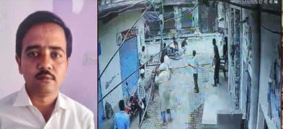 मेरठ में दिन निकलते ही युवक की सिर में गोली मारकर हत्या, घटना CCTV में कैद