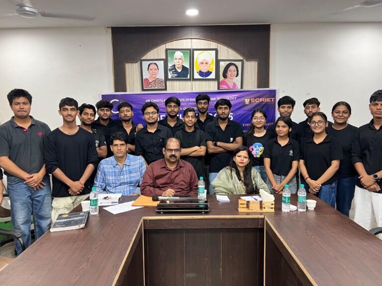 एससीआरआईईटी में “आइडियाथॉन 2025” का सफल आयोजन, छात्रों ने दिखाया नवाचार और स्टार्टअप की नई राह
