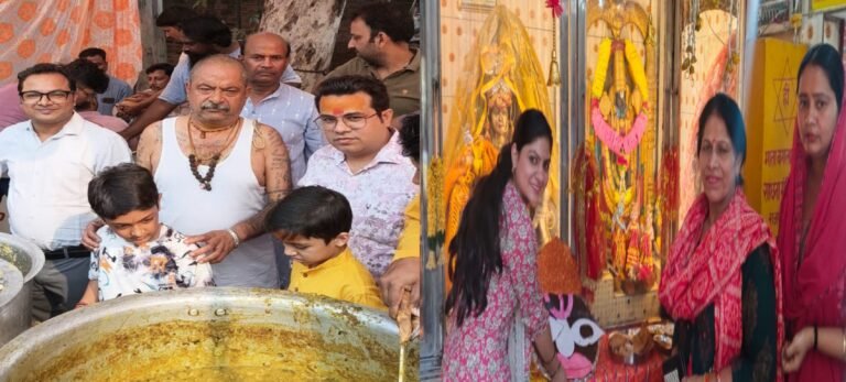 मां बगलामुखी मंदिर में गोवर्धन पूजा पर किया हवन, विशाल अन्नकूट भंडारे का आयोजन