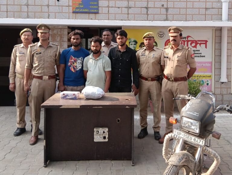 परतापुर पुलिस ने लूट का सफल पर्दाफाश किया, तीन गिरफ्तार